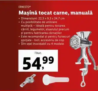 Lidl Maşină tocat carne, manuală Ofertă