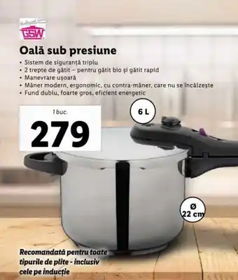 Lidl Oală sub presiune Ofertă