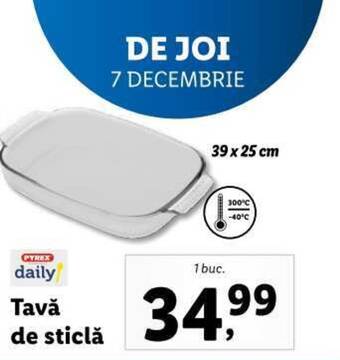 Lidl Tavă de sticlă Ofertă