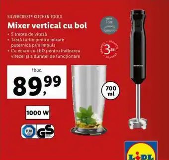 Lidl Mixer vertical cu bol Ofertă