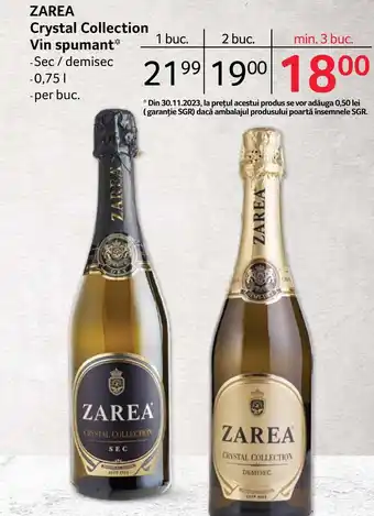ZAREA Crystal Collection Vin spumant* -Sec / demisec