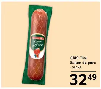 Selgros CRIS-TIM Salam de porc Ofertă