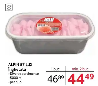 ALPIN 57 LUX înghețată