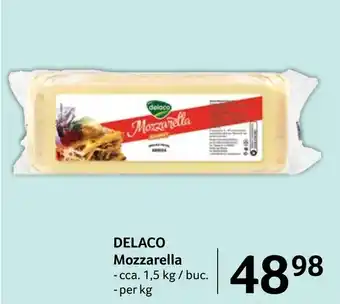 Selgros DELACO Mozzarella Ofertă