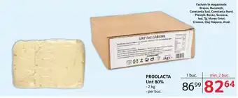 Selgros PRODLACTA Unt 80% Ofertă