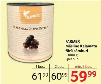 Selgros FARMER Măsline Kalamata fără sâmburi Ofertă