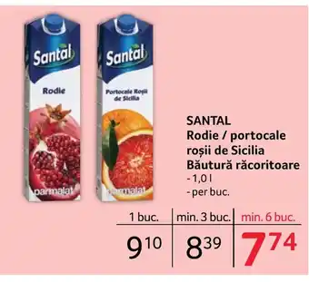 Selgros SANTAL Rodie / portocale roşii de Sicilia Băutură răcoritoare Ofertă