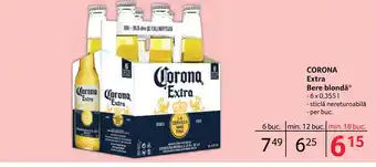 Selgros CORONA Extra Bere blondă* Ofertă