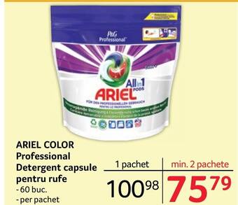 Selgros ARIEL COLOR Professional Detergent capsule pentru rufe Ofertă