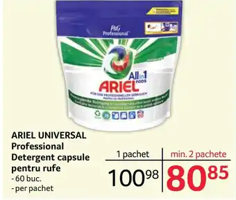 Selgros ARIEL UNIVERSAL Professional Detergent capsule Ofertă