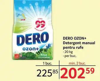 Selgros DERO OZON+ Detergent manual pentru rufe -20 kg Ofertă