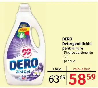 Selgros DERO Detergent lichid pentru rufe Ofertă