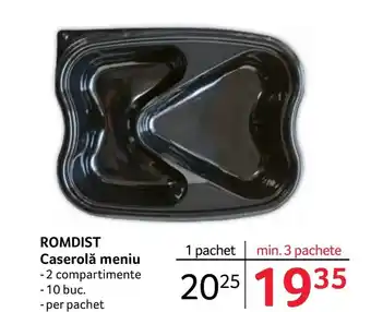 ROMDIST Caserolă meniu