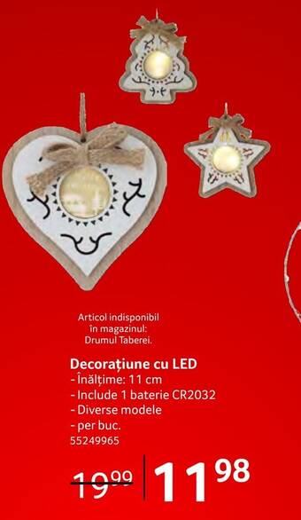 Selgros Decorațiune cu LED Ofertă