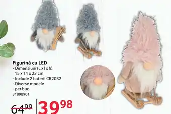 Selgros Figurină cu LED Ofertă