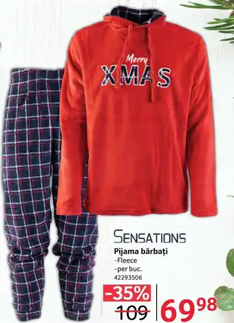 Selgros Pijama bărbați -Fleece Ofertă