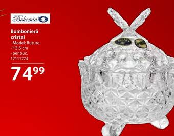 Selgros Bombonieră cristal Ofertă