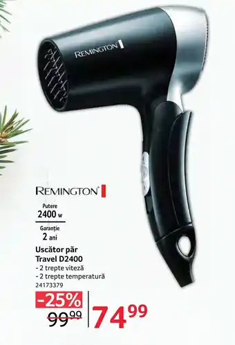 Selgros Uscător păr Travel D2400 Ofertă