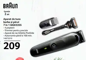 Selgros Aparat de tuns barba şi părul 7 în 1 MGK5355 Ofertă