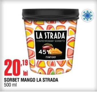 Cora SORBET MANGO LA STRADA 500 ml Ofertă
