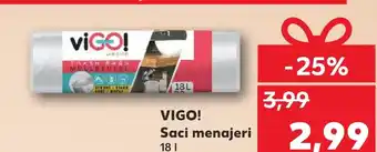 Kaufland VIGO! Saci menajeri Ofertă