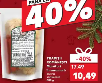 Kaufland TRADIȚII ROMÂNEŞTI Murături în saramură Ofertă