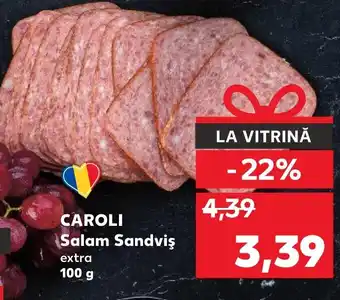 Kaufland CAROLI Salam Sandviş extra Ofertă