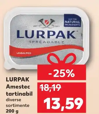 Kaufland LURPAK Amestec tartinabil diverse sortimente 200 g Ofertă