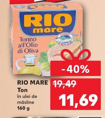 Kaufland RIO MARE Ton în ulei de măsline Ofertă