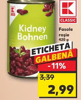 Kaufland FasoleKidney Bohnen roşie roşie Ofertă