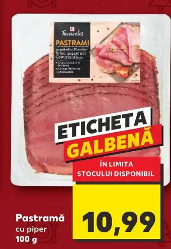 Kaufland Pastramă cu piper 100 g Ofertă
