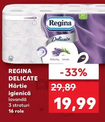 Kaufland REGINA DELICATE Hârtie igienică Ofertă