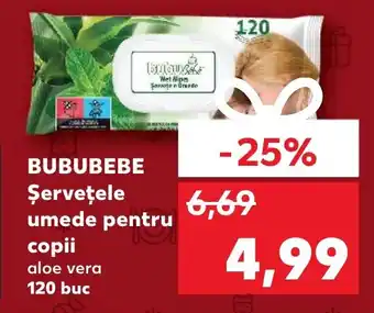 Kaufland BUBUBEBE Şerveţele umede pentru copii Ofertă