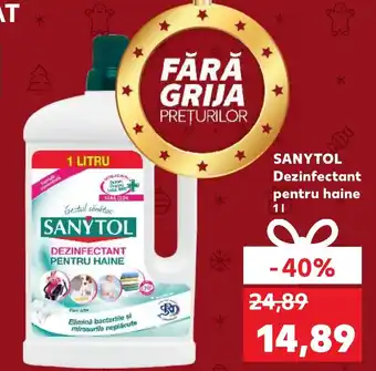 Kaufland SANYTOL Dezinfectant pentru haine Ofertă