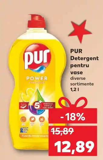 Kaufland PUR Detergent pentru vase Ofertă