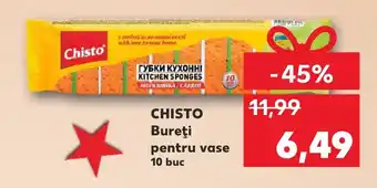 Kaufland CHISTO Bureţi pentru vase 10 buc Ofertă