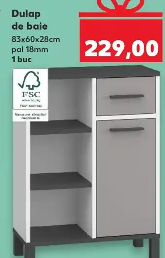 Kaufland Dulap de baie 83x60x28cm pal 18mm Ofertă