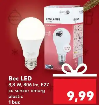 Kaufland Bec LED cu senzor amurg Ofertă