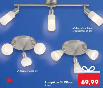 Kaufland Lampă cu 3 LED-uri 1 buc Ofertă