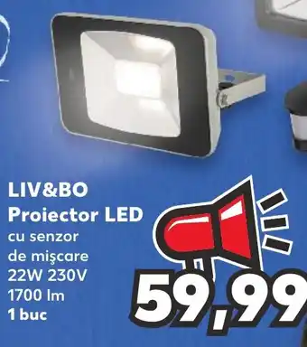 Kaufland LIV&BO Proiector LED cu senzor Ofertă