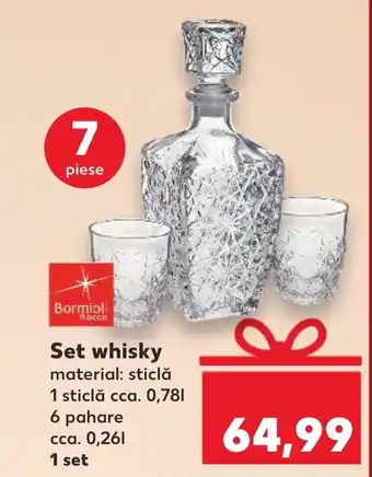 Kaufland Set whisky material: sticlă Ofertă