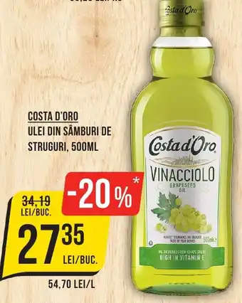 Mega Image COSTA D'ORO ULEI DIN SÂMBURI DE STRUGURI, 500ML Ofertă