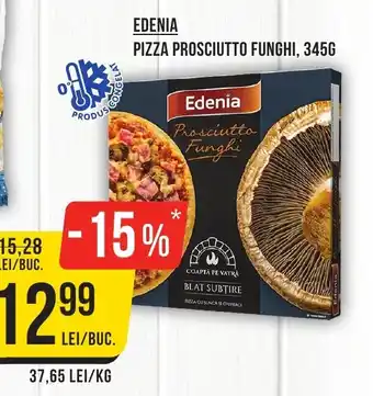 EDENIA PIZZA PROSCIUTTO FUNGHI, 345G
