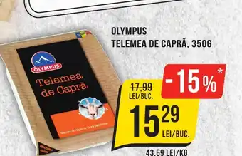 Mega Image OLYMPUS TELEMEA DE CAPRĂ, 350G Ofertă