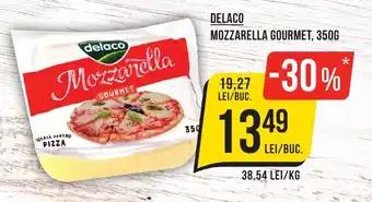 Mega Image DELACO MOZZARELLA GOURMET, 350G Ofertă