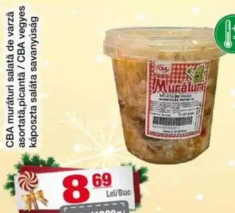 CBA CBA murături salată de varză asortată, picantă / CBA vegyes káposzta saláta savanyúság Ofertă