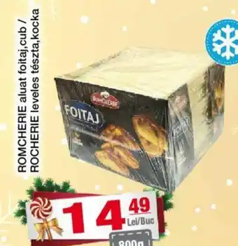 CBA ROMCHERIE aluat foitaj, cub/ ROCHERIE leveles tészta, kocka Ofertă