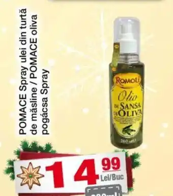 CBA POMACE Spray ulei din turtă de măsline / POMACE oliva Ofertă
