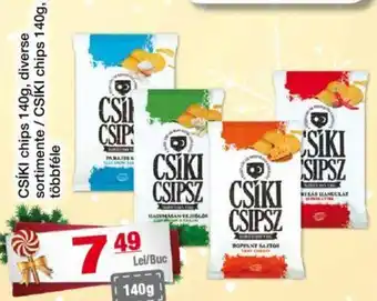 CSIKI chips 140g, diverse sortimente/CSIKI chips 140g,