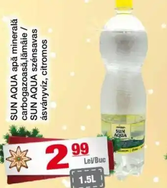 CBA SUN AQUA apă minerală carbogazoasă, lămâie / SUN AQUA szénsavas ásványvíz, citromos Ofertă